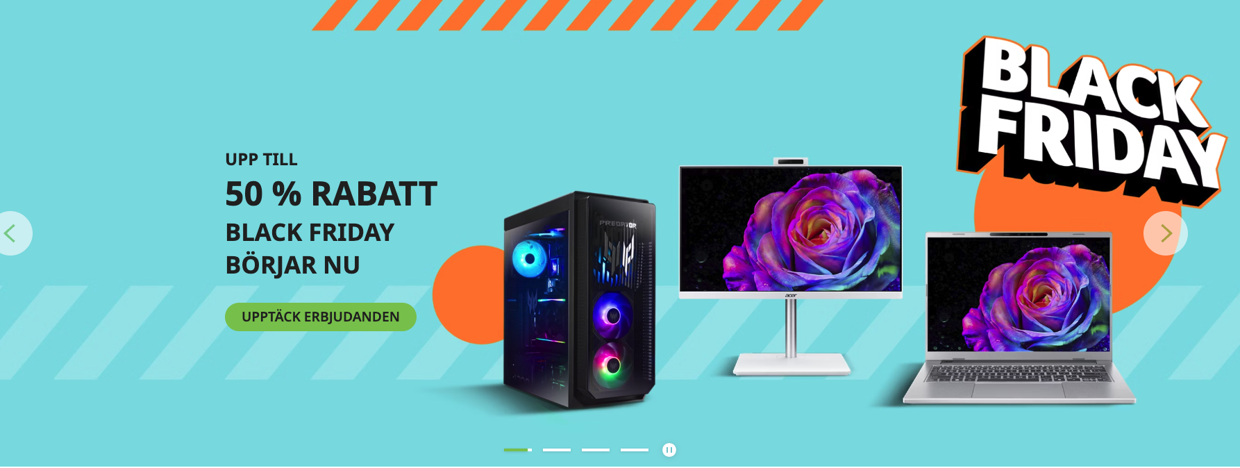 Bevis på kupong - Acer - Acer [[Black Friday]] upp till 50 % rabatt - Utgånget